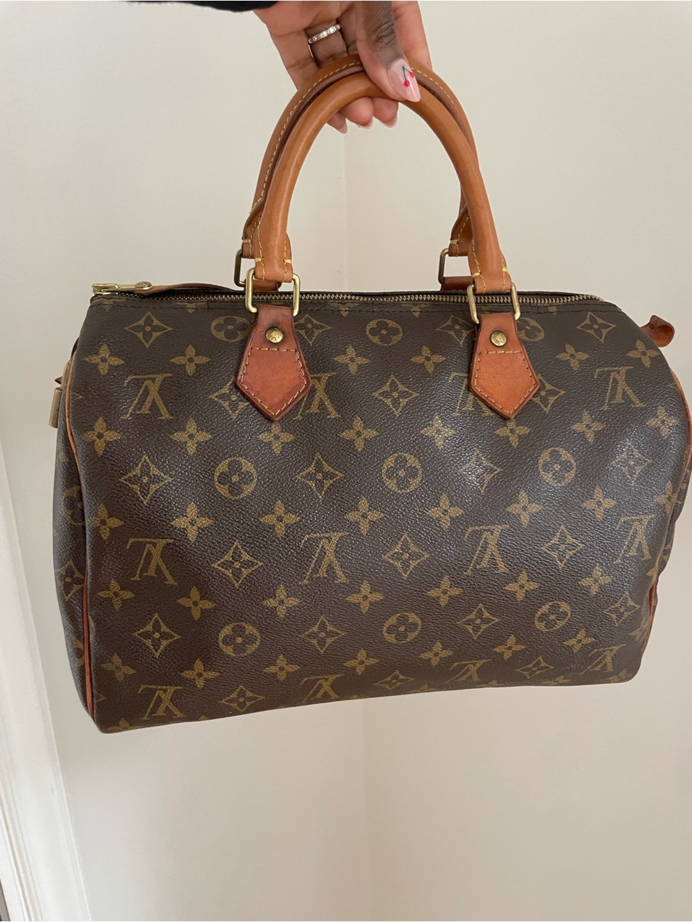 Louis Vuitton Speedy 30 | Monogram Canvas | Vintage | 1994 - Picture 3 of 15